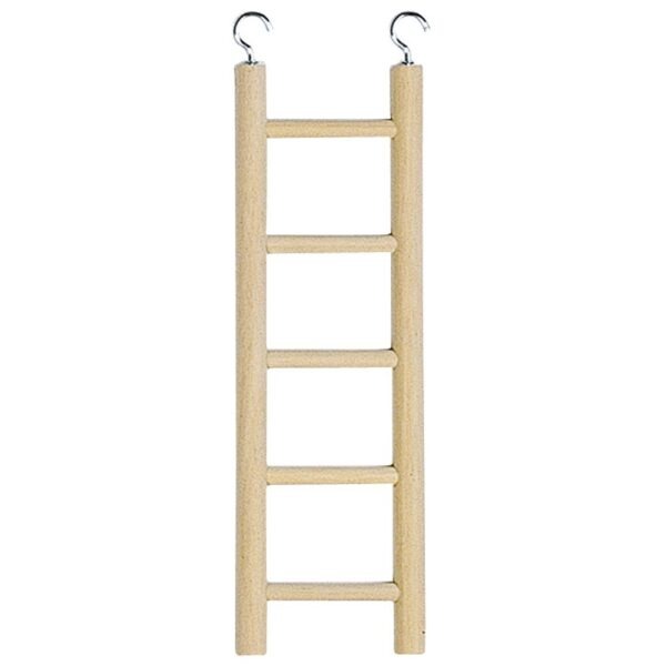 Ferplast Escalera Madera Para Periquitos Cacatuas 7X22