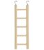 Ferplast Escalera Madera Para Periquitos Cacatuas 7X22