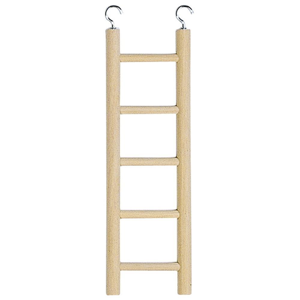 Ferplast Escalera Madera Para Periquitos Cacatuas 7X22
