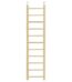 Ferplast Escalera Madera Para Periquitos Cacatuas 11X45Cm