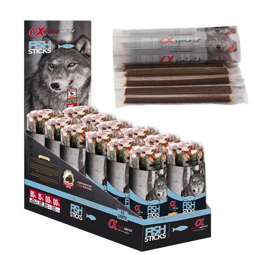 Alpha Spirit Canine Ristra Pescado Caja 12X160Gr