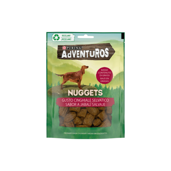 PURINA® AdVENTuROS Nuggets Aroma a Jabalí
