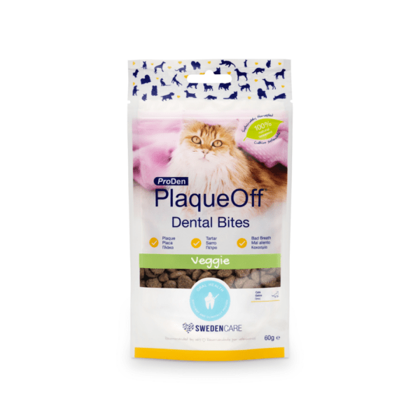 Proden PlaqueOff Dental Bites Gato 60g
