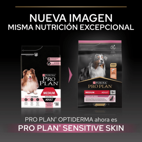 PURINA® PRO PLAN® Medium Adult SENSITIVE SKIN Salmón