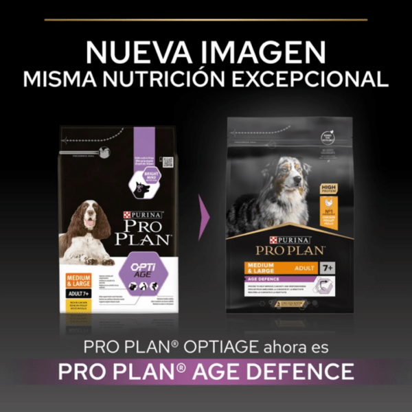 Pro Plan Perro Adulto Mediano Y Grande 7+ Defensas Pollo