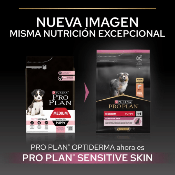 Pro Plan Perro Cachorro Mediano Piel Sensible Salmón (2)