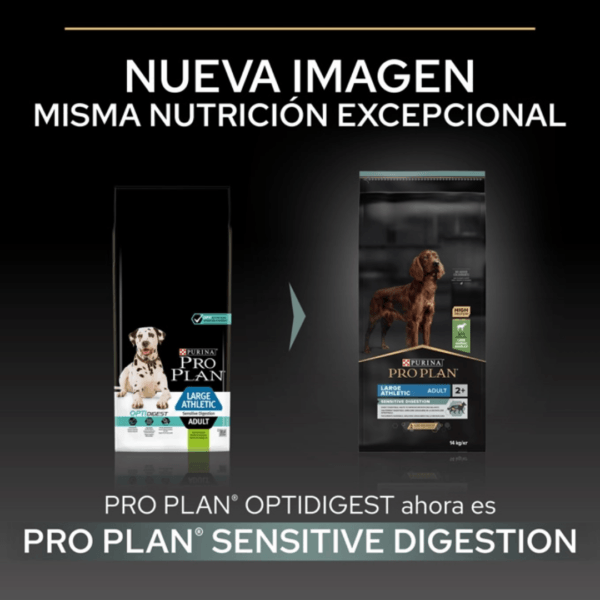 Pro Plan Perro Grande Atlético Digestión Sensible Cordero