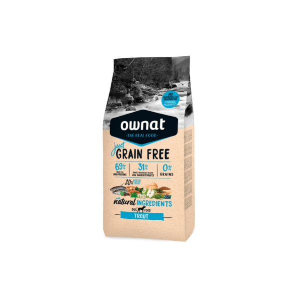 Ownat Just Perro Adulto Sin Cereales Trucha