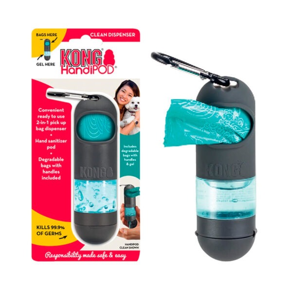 Kong Handipod Dispensador Con Gel Y Bolsas