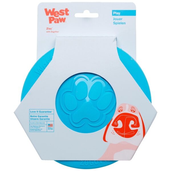 West Paw Zogoflex Juguete Zisc S 17Cm Azul Turquesa