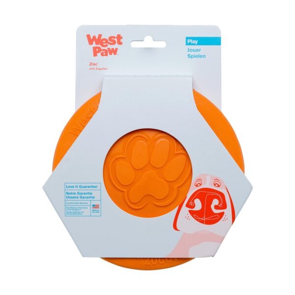 West Paw Zogoflex Juguete Zisc S 17Cm Mandarina