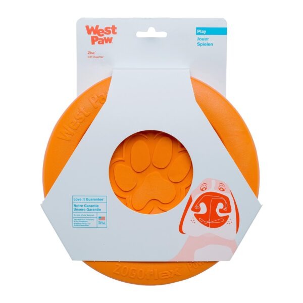 West Paw Zogoflex Juguete Zisc L 22Cm Mandarina