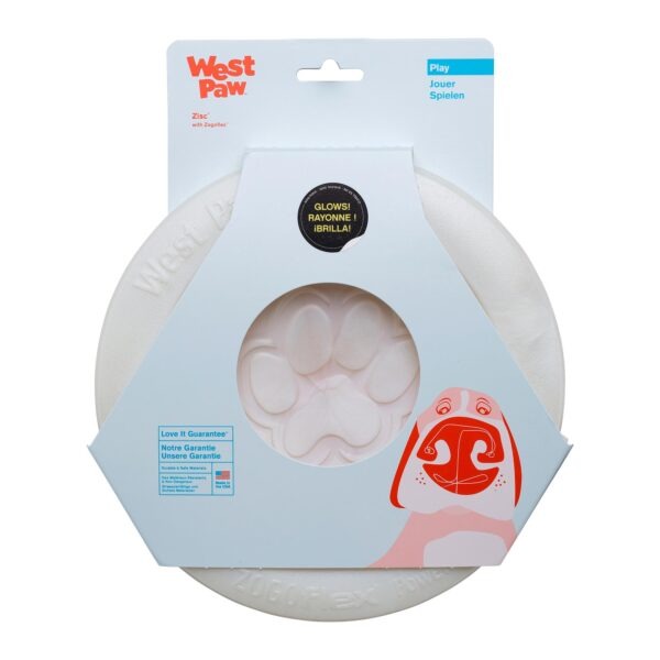 West Paw Zogoflex Juguete Zisc L 22Cm Brilla Oscuridad