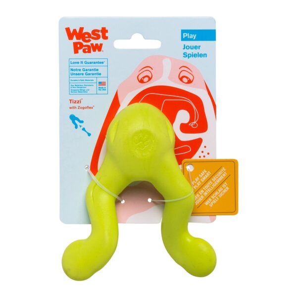 West Paw Zogoflex Juguete Tizzi S 11Cm Verde