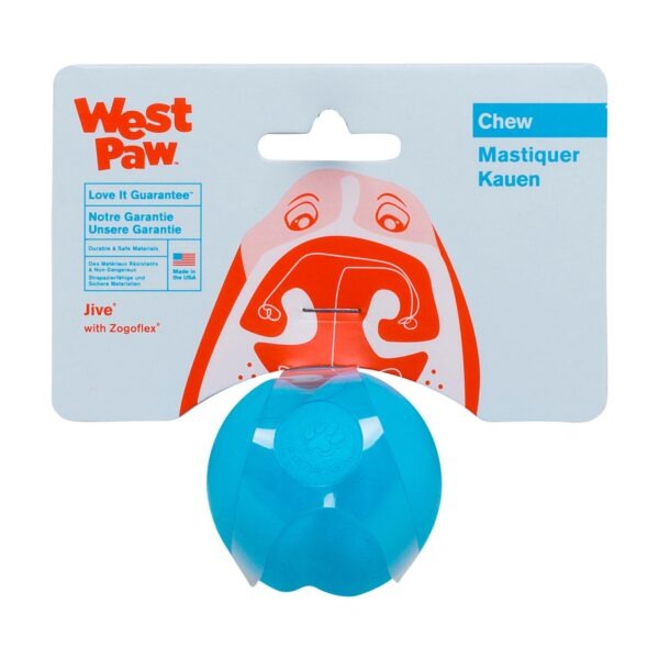 West Paw Zogoflex Juguete Jive Xs 5Cm Azul Turquesa