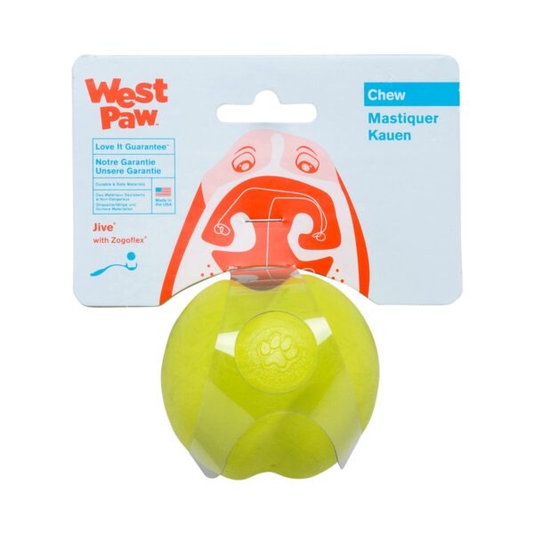 West Paw Zogoflex Juguete Jive S 6Cm Verde