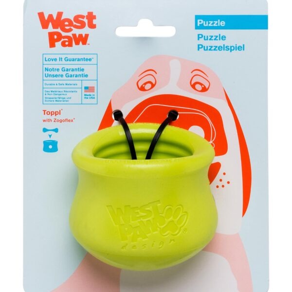 West Paw Zogoflex Juguete Toppl S 8Cm Verde