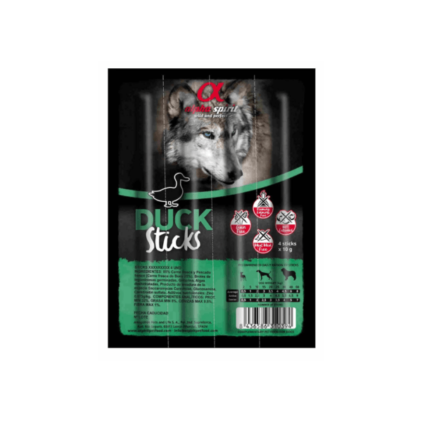 Alpha Spirit Ristra De Barritas De Pato Pack Ahorro 16x4 Unidades