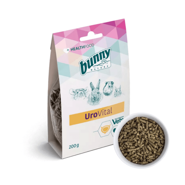 Bunny Health UroVital Suplemento Urinario Roedores 5 X 200 Gr (1)