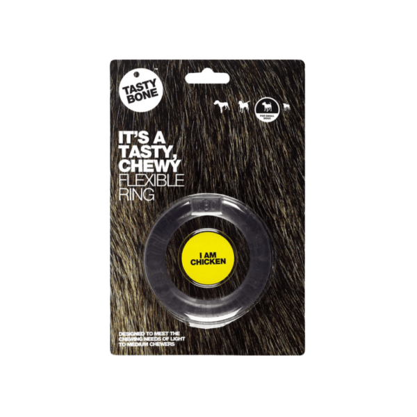 Tasty Bone Flexi Anillo Mordedor Perros Sabor Pollo