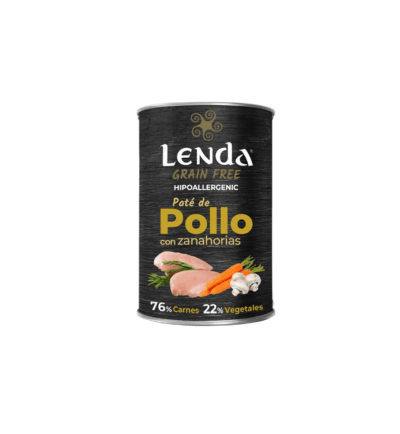 Lenda Paté De Pollo Con Zanahorias Pack Ahorro 12×400 Gr